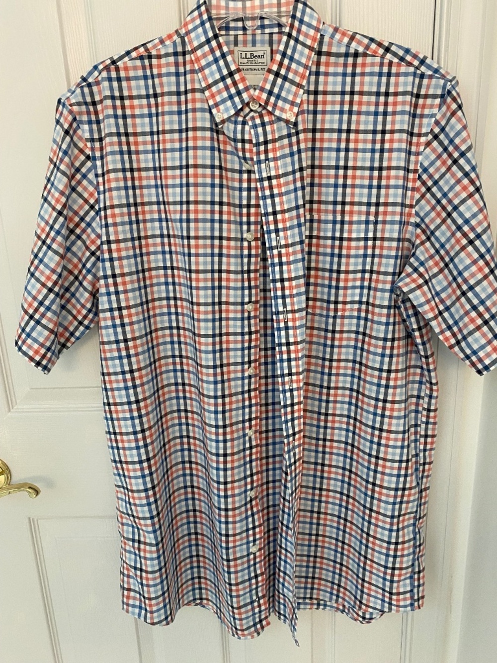 LL BEAN plaid shirt